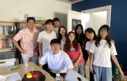 2025년 9월 7일 중고등부-정우 형제 생일 파티 모습