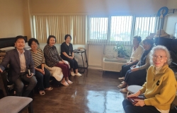 2025년 10월 25일 박종월 권사님 이사심방 예배 모습