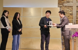 2025년 2월 16일  새가족 수료식 모습