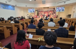 2025년 12월 21일 성탄 축하 예배 모습