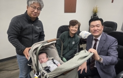 2026년 1월 16일 이기영 집사님, 김유선 권사님 손자 하준 축복 기도