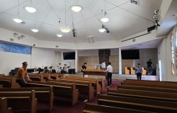 2026년 1월 18일 본당 카펫 공사 준비