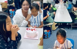 2026년 6월 21일 유초등부 정연이 생일파티