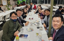 2025년 4월 18일 성금요 연합예배-저녁 식사 모습