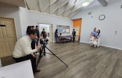 2025년 4월 27일 새가족 사진 촬영 모습