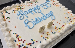 2025년 11월 2일 창립 55주년 예배-생일 축하 케잌