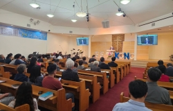 2025년 11월 2일 창립 55주년 예배 모습