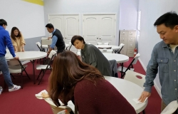 세미나, 성가대실 청소