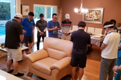 2018년 추계 골프선교토너먼트 후 이인균 장로님댁에서 식탁교제 (1)