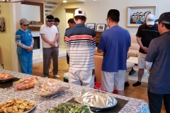 2018년 추계 골프선교토너먼트 후 이인균 장로님댁에서 식탁교제 (2)