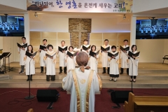2025년 2월 16일  성가대 찬양 모습