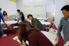 세미나, 성가대실 청소